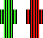 neon stripe man