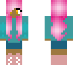 pink haired girl