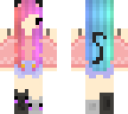 rainbow cat girl