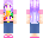 rainbow girl fan