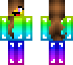 rainbow noob girl