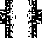 black blend white