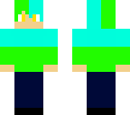 blue and green guy