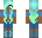 blue girl
