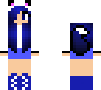 blue wolf girl
