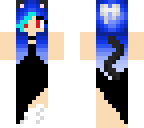 cat girl wearing a dress 