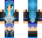 cute blue girl
