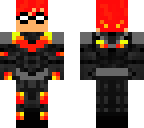 flame wing with 3d mask