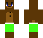 freddy edited in swimming trunks