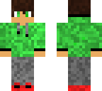 green hoddie