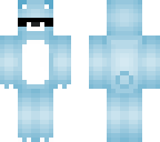 my polor bear skin with sun glasses on