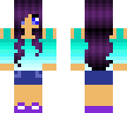 purple hair teen