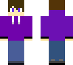 purple hoodie boy