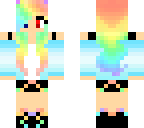 rainbow girl edit