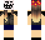 troll mask with flower crown