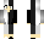 black and white