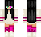 black pink husky eyed girl