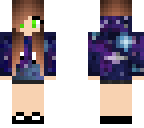 cute galaxy hoodie girl