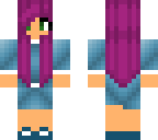 cyan summer girl