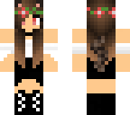 flower cat girl