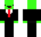 green derp with suit