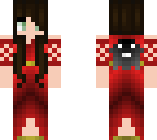 red dress edit - blue flannel girl