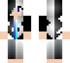 white and black outfit
