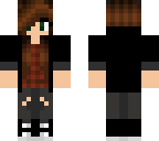 black jacket and flannel