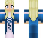 blue dress