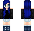 blue hair
