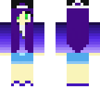 blueish purple ombre jacket