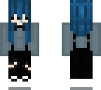 chibi blue girl