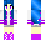 cool blue girl