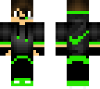 green gamer boy