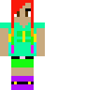 rainbow girl