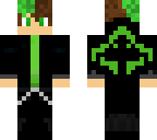 thedragonkid -ore green hair-