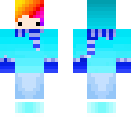 winter rainbow boy
