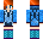 blue hoddie