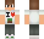 i heart minecraft boy