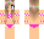 pink beach girl