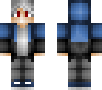 red eye white hair