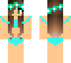 teal pool girl