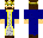 blue and gold medieval king