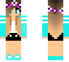blue flower girl