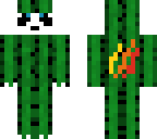 cactus onesie panda