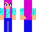 cute blue girl