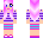 cute striped girl