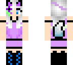 ender neon wolf girl