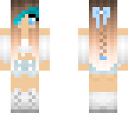 girl with blue