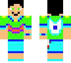 green and blue